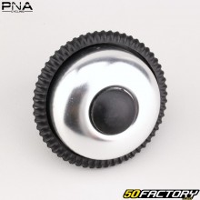 Timbre giratorio para bicicleta y patinete PNA Ø60 mm gris y negro