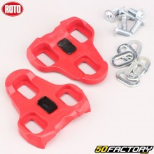SPD-SL cleats for automatic road bike pedals, Look Keo 9° PNA red