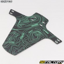 Contec Shield black and green front bike mudguard