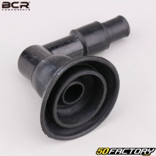 Typisches Antiparasitikum NGK LB05FG für Minarelli-Motor mit M4 BCR schwarzem Anschluss