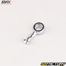 Conector de manguera de freno universal gris EvoK inclinado 20° a la izquierda