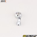 Conector de manguera de freno universal inclinado 45° izquierda 25° Evo-K gris