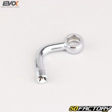Accesorio universal para manguera de freno EvoK en ángulo de 90°, gris