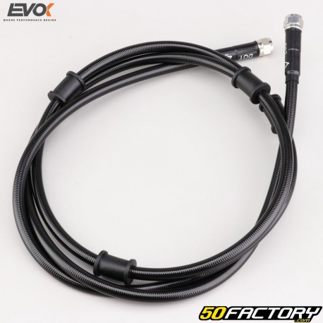 Universal brake hose 155 cm aviation type EvoK black