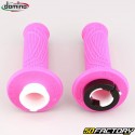 Motorradgriffe Domino 2 D-Lock MX Grip Rosen (1 Kabel)