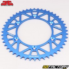 Rear sprocket 48 aluminum teeth 520 Yamaha YZ 125, YZF 250, 450... JT Sprockets RaceBlue Lite