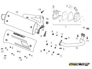 Eclate pieces detachees carburateur scooter keeway fact 50 focus 50 ry8  leone minico