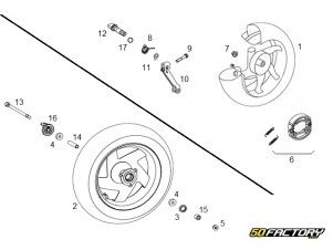 Eclate pieces detachees carburateur scooter keeway fact 50 focus 50 ry8  leone minico